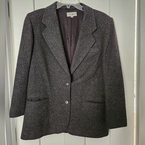 Women's Lands End Wool Blazer